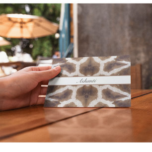 Cartão Postal Elegante e Selvagem Impressão Personalizada de G