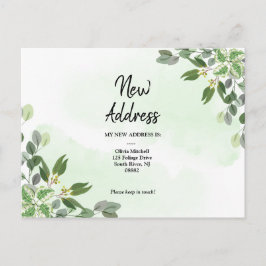 Cartão Postal Elegante Eucalyptus Greenery Anúncio vencedor