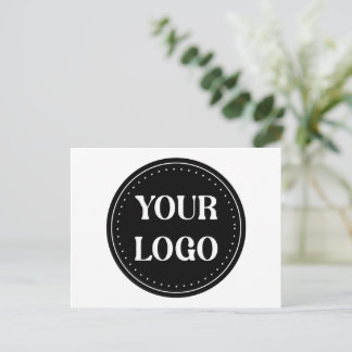 Cartão Postal elegante, moderno, refinado e editável.