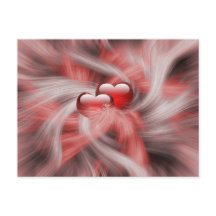 Elegante Red Hearts Love Namorados