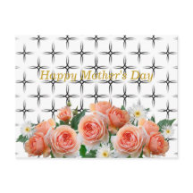 Elegante,Rosas e Visitas,Geométrico