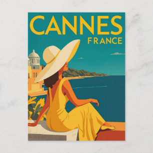 Cartão Postal Elegante Verão em Cannes