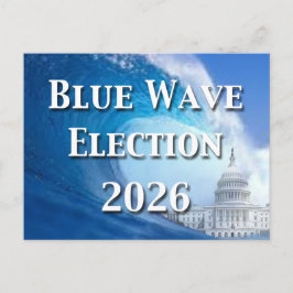 Cartão Postal Eleição da Onda Azul 2026