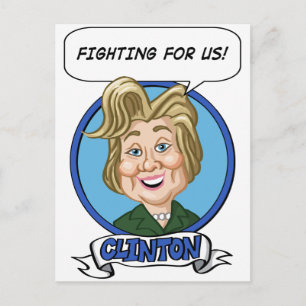 Cartão Postal Eleição De Hilary Clinton 2016