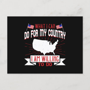 Cartão Postal Eleição Dos EUA O Que Posso Fazer Pelo Meu País