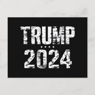 Cartão Postal Eleição Mantenha o Excelente Americano Trump 2024
