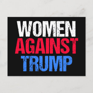 Cartão Postal Eleições 2024 - Mulheres contra o Trump