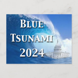 Cartão Postal Eleições 2024 no tsunami