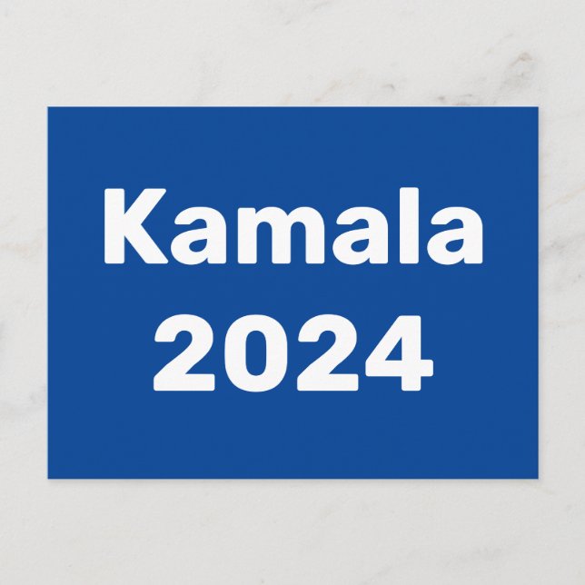Cartão Postal Eleições Presidenciais De Kamala 2024 (Frente)