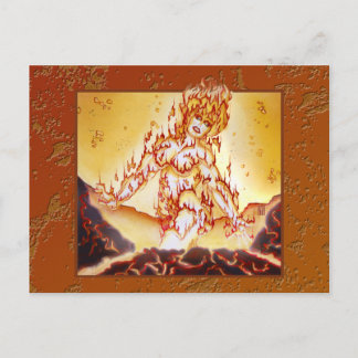 Cartão Postal Elemento de incêndio