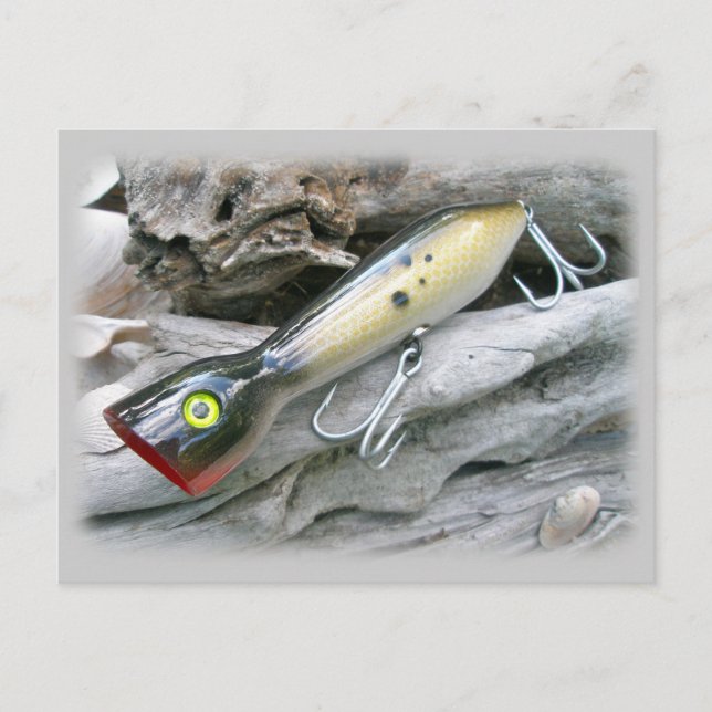 Cartão Postal Elementos de Coordenação de AJS Saltwater Lure Pop (Frente)