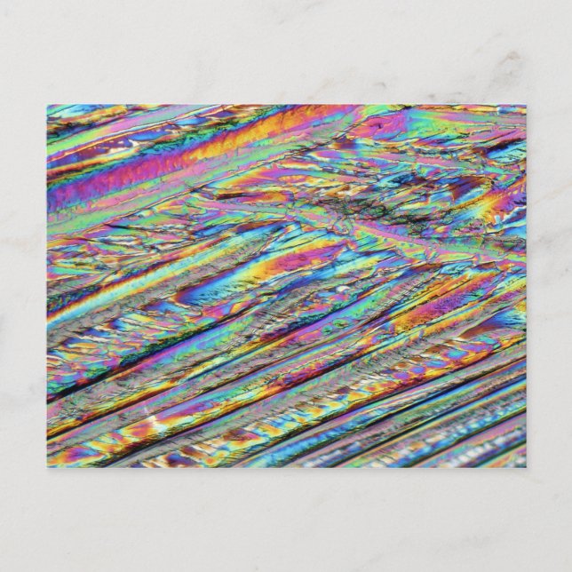 Cartão Postal Elementos/Magnésio no microscópio (Frente)