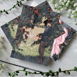 Cartão Postal Elenore Abbott A Donzela das Flores