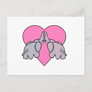 Cartão Postal Elephant Heart