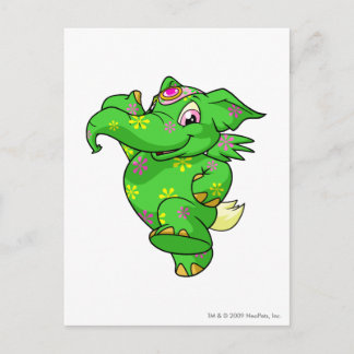 Cartão Postal Elephante Disco