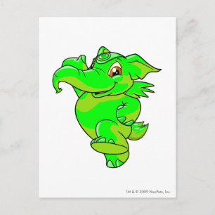 Cartão Postal Elephante Glowing