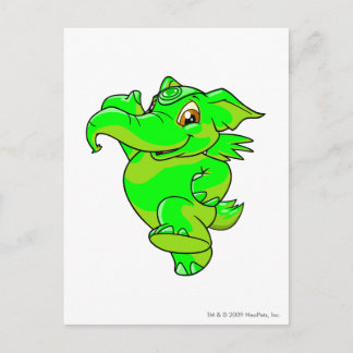 Cartão Postal Elephante Glowing