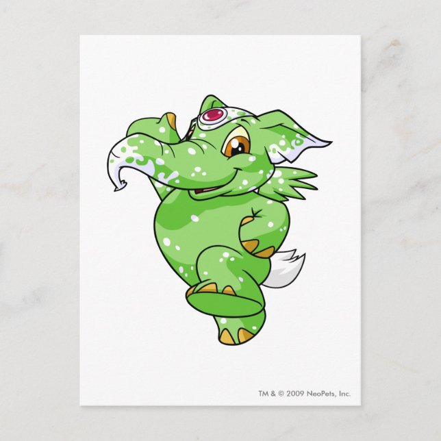 Cartão Postal Elephante Speckled (Frente)