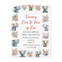 Elephants & Boho Jungle Flowday