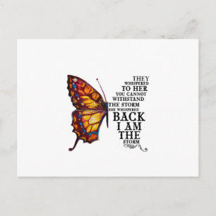 Cartão Postal Eles sussurraram a ela, Você não pode resistir a t