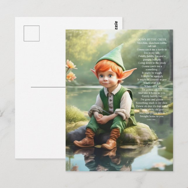 Cartão Postal Elf (Frente/Verso)