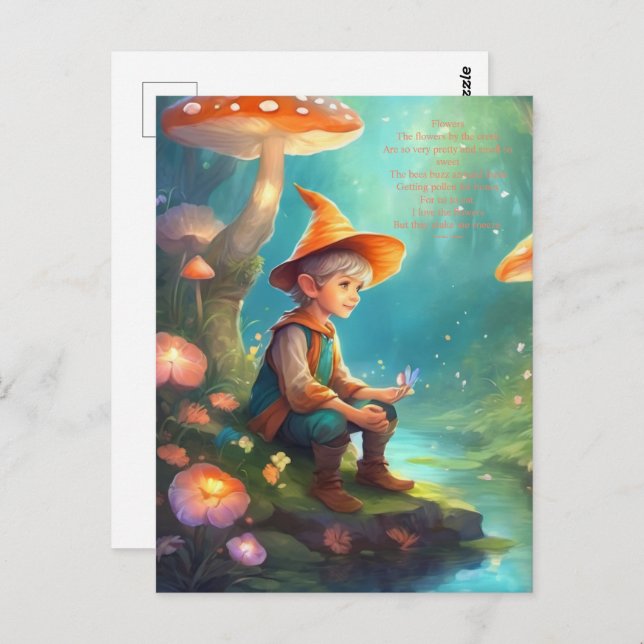 Cartão Postal Elf (Frente/Verso)