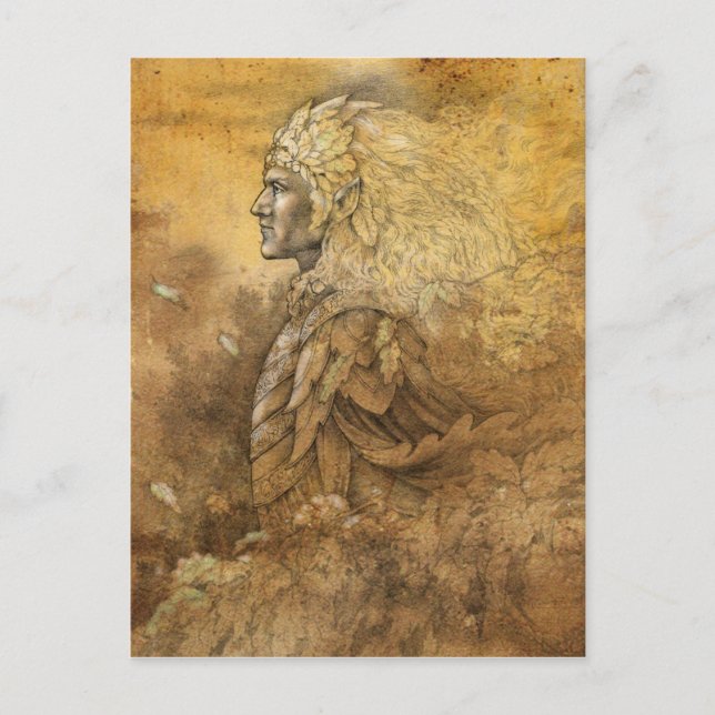 Cartão Postal Elf King (Frente)