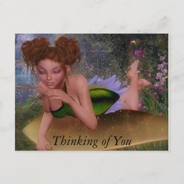 Cartão Postal Elf Secretos (Frente)