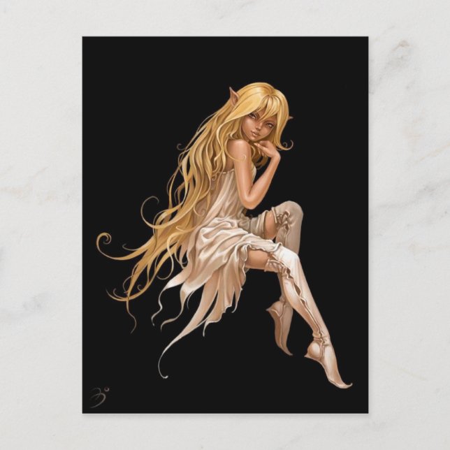 CARTÃO POSTAL ELFINA O ELF (Frente)