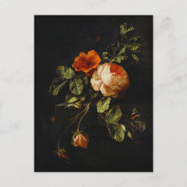 Cartão Postal Elias van den Broeck, A Vida Estática com Rosas