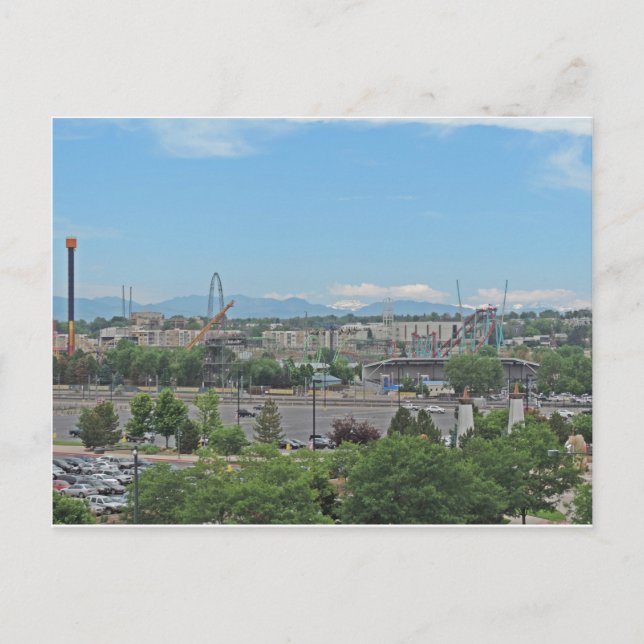 Cartão Postal Elitch Gardens Denver (Frente)