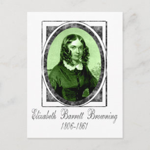 Cartão Postal Elizabeth Barrett Browning