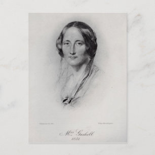 Cartão Postal Elizabeth Cleghorn Gaskell