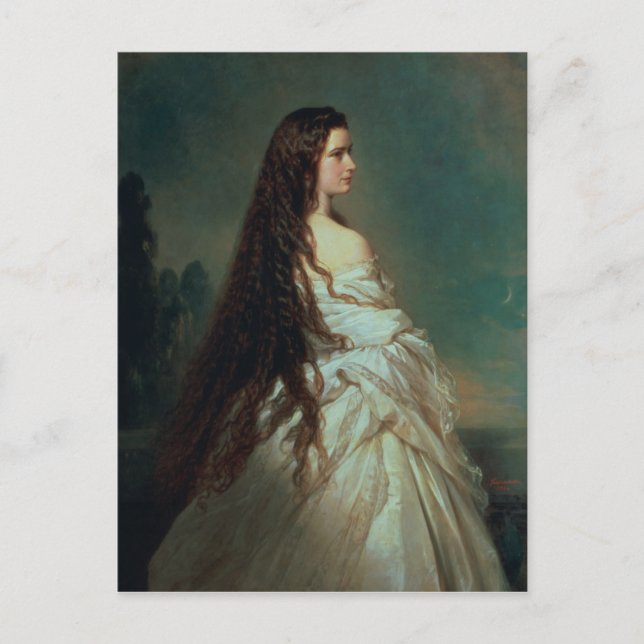 Cartão Postal Elizabeth da Baviera (Frente)