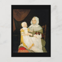 Elizabeth Freake e Baby Mary, cerca de 1671-1674