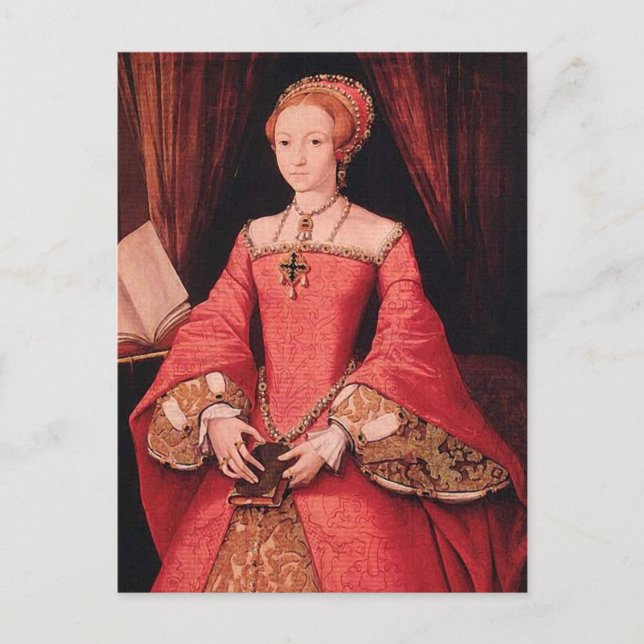 Cartão Postal Elizabeth I como Princesa (Frente)