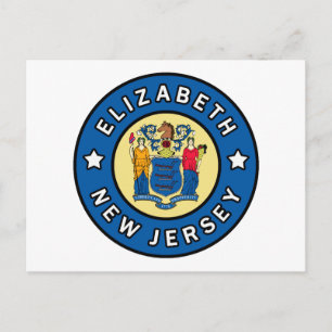 Cartão Postal Elizabeth Nova Jersey