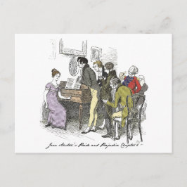 Cartão Postal Elizabeth Performs - Jane Austen Orgulho e Preconc