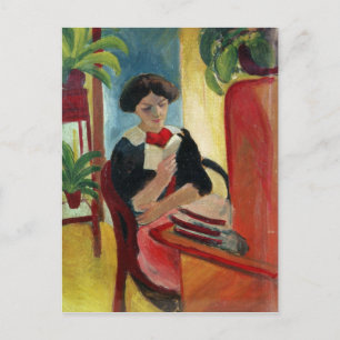 Cartão Postal Elizabeth Reading