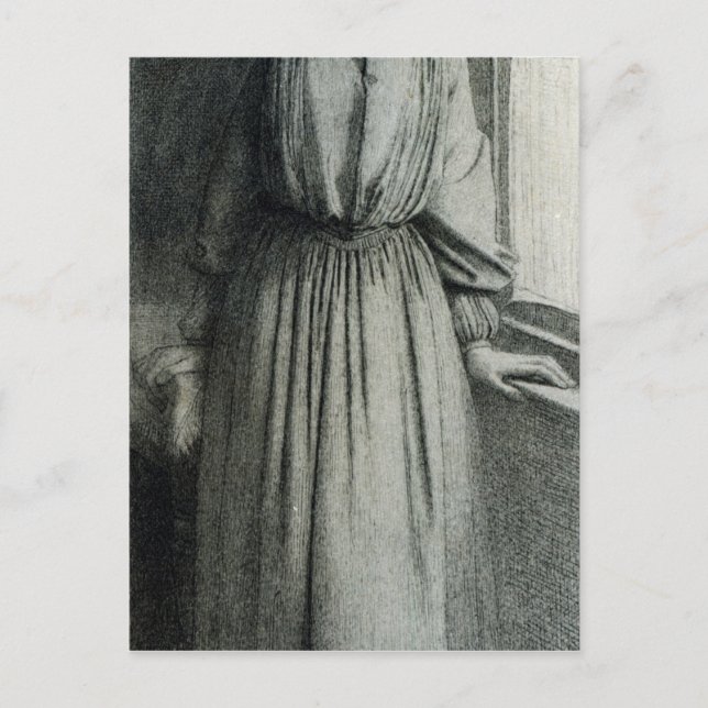 Cartão Postal Elizabeth Siddal, em maio de 1854 (Frente)