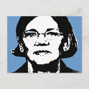 Cartão Postal Elizabeth Warren