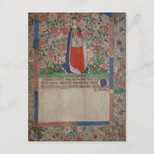 Cartão Postal Elizabeth Woodville Queen Consort of King Edward