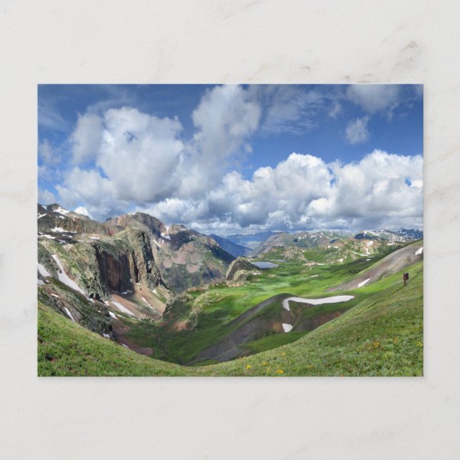 Cartão Postal Elk Creek Canyon Continental Divide Colorado Trail (Frente)