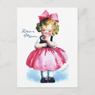 Cartão Postal Ellen H. Palheta: Garota com Coração