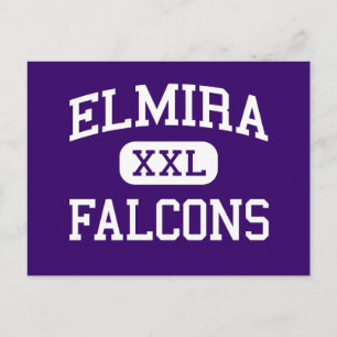Cartão Postal Elmira - Falcons - Segundo grau - Elmira Oregon