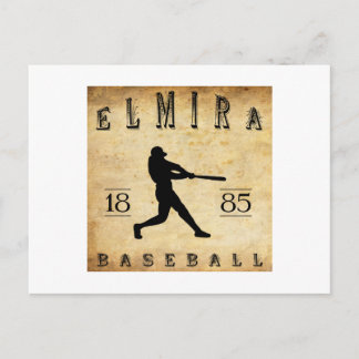 Cartão Postal Elmira New York Baseball de 1885