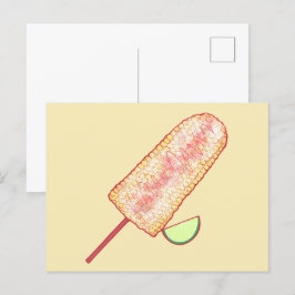 Cartão Postal Elote Mexicano Street style Corn On The Cob