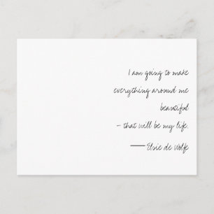 Cartão Postal Elsie de Wolfe Postcard