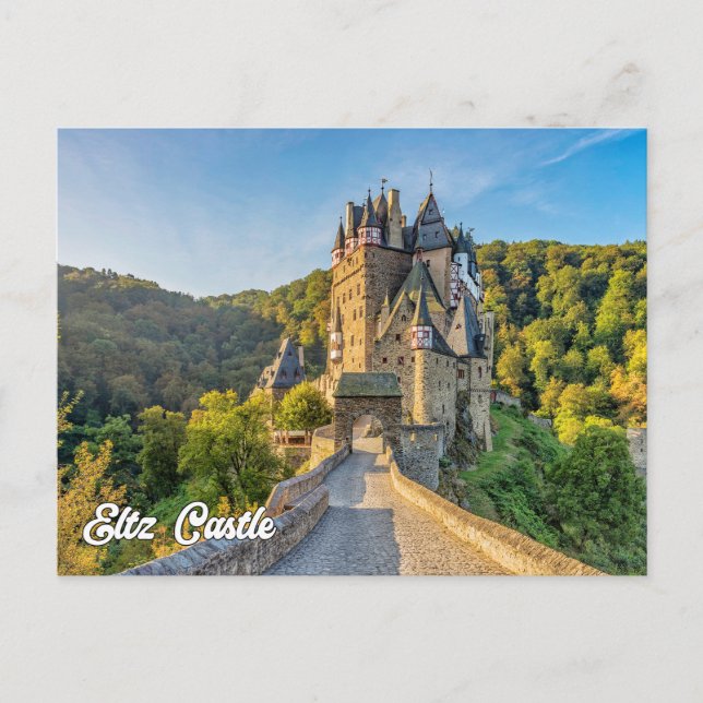 Cartão Postal Eltz Castle, Alemanha (Frente)