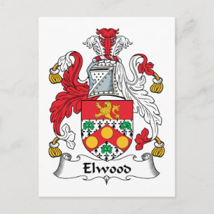 Cartão Postal Elwood Family Crest